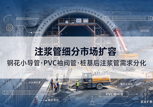 巫山注浆管细分市场扩容，隧道钢花小导管、PVC 袖阀管、桩基后注浆管需求分化